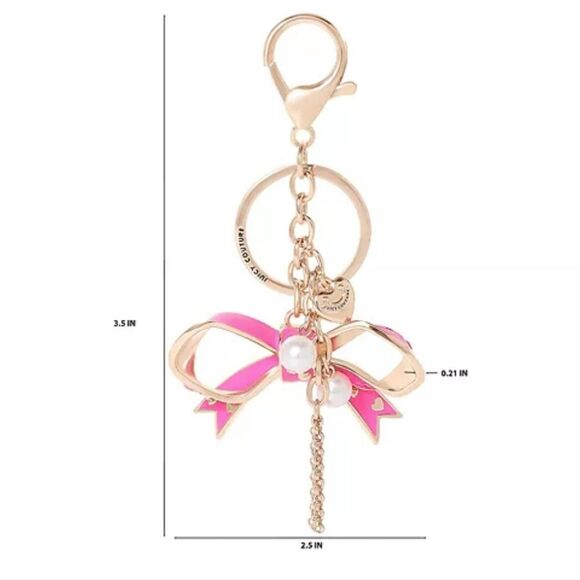 Juicy Couture Bow Bag Charm/Keychain - Picture 7 of 9